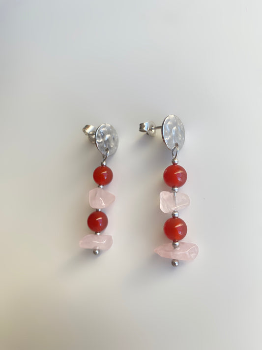 Boucles d’oreilles 2 perles