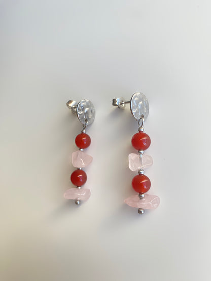 Boucles d’oreilles 2 perles
