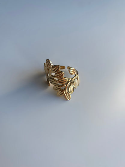 Bague feuilles