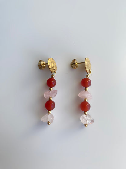 Boucles d’oreilles 2 perles
